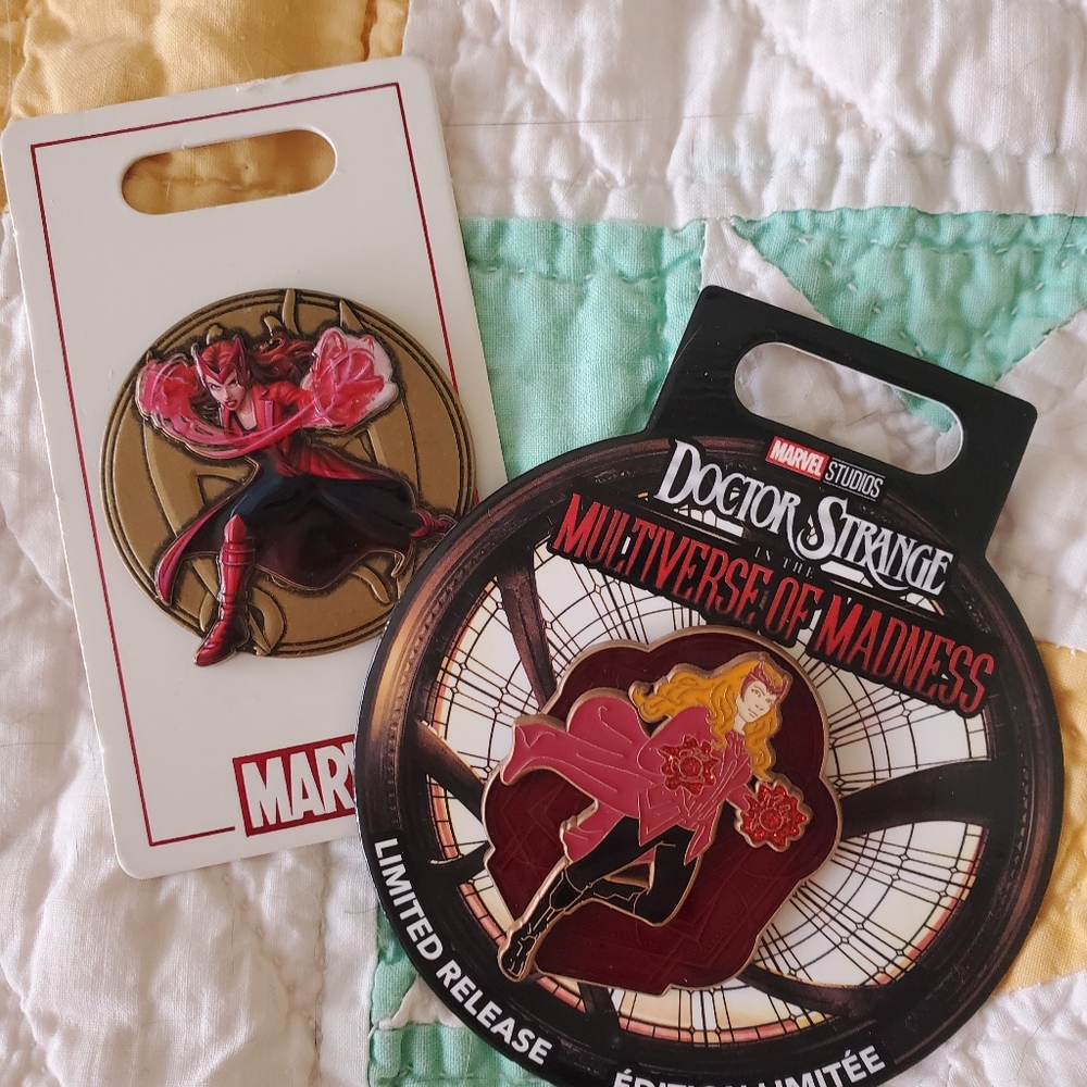 2 Scarlett Witch Pins